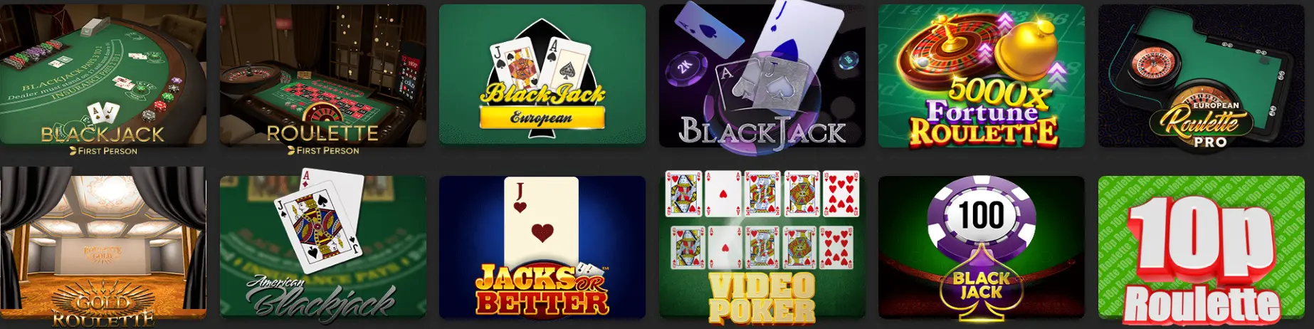 Autres jeux dans WinOui Casino