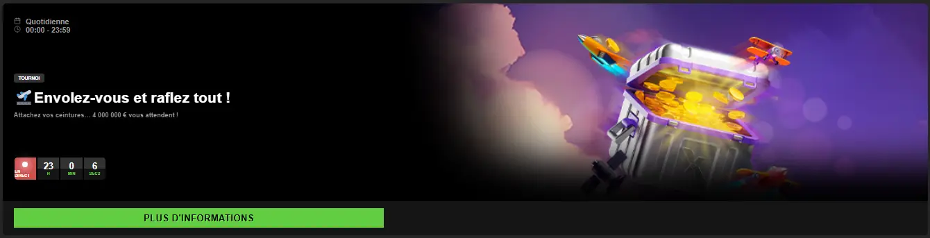 Gagnez des bonus et des promotions WinOui Casino